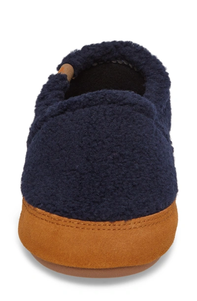 Shop Acorn Moc Slipper In Navy Popcorn