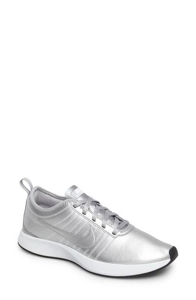 Shop Nike Dualtone Racer Prm Sneaker In Silver/ Silver