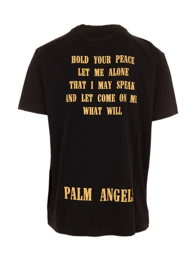 Shop Palm Angels T-shirt In Nero Multicolor