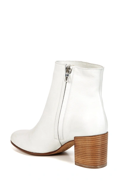 Shop Vince 'blakely' Block Heel Bootie In Optic White