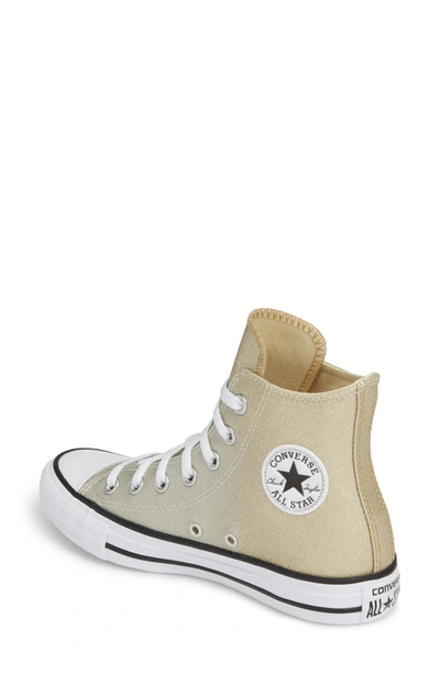 Shop Converse Chuck Taylor All Star Ombre Metallic High Top Sneaker In Light Gold