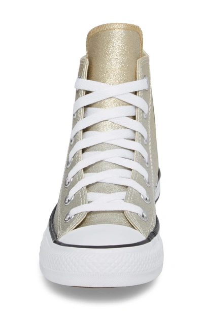 Shop Converse Chuck Taylor All Star Ombre Metallic High Top Sneaker In Light Gold