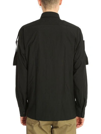 Shop Lanvin Black Cotton Shirt