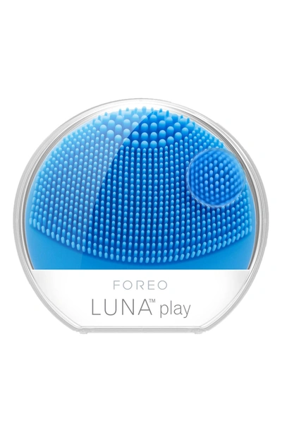 Shop Foreo Luna(tm) Play Facial Cleansing Brush In Aquamarine