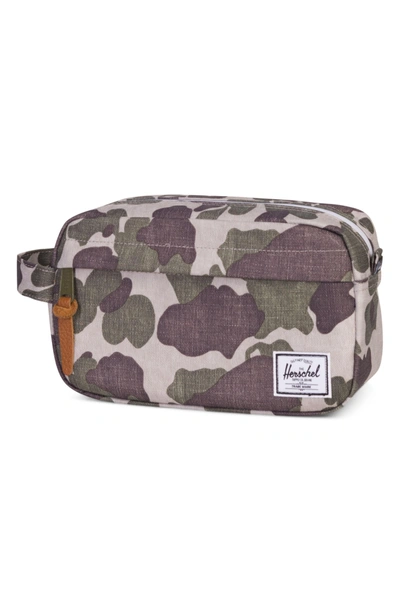Shop Herschel Supply Co Carry-on Travel Kit In Frog Camo