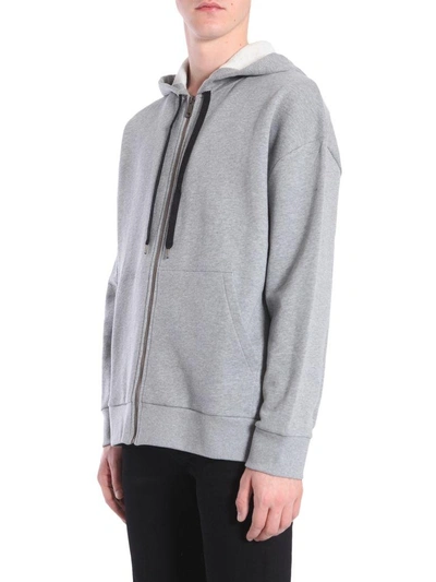 Shop N°21 Hooded Sweasthirt In Grigio