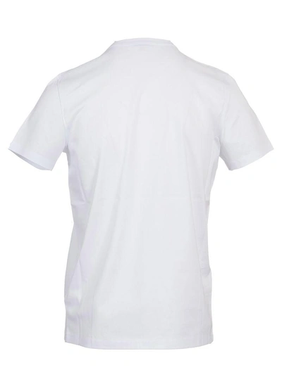 Shop Moncler Cotton T-shirt In Bianco