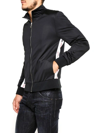 Shop Msgm Jacket In Neronero