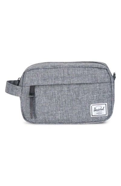 Shop Herschel Supply Co Chapter Carry-on Travel Kit In Raven Crosshatch