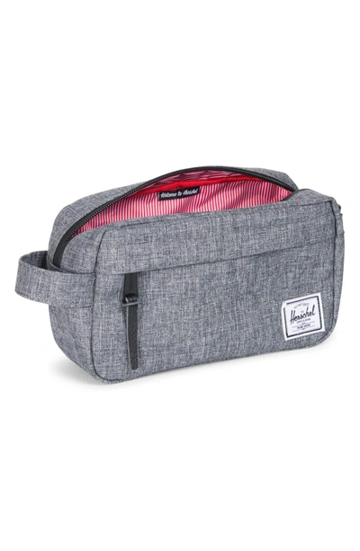 Shop Herschel Supply Co Chapter Carry-on Travel Kit In Raven Crosshatch