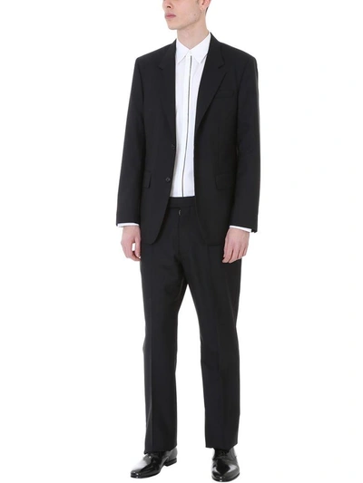 Shop Maison Margiela Black Wool Suit