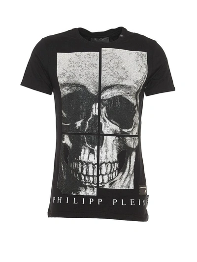 Shop Philipp Plein All Of Me-s Tshirt In Black