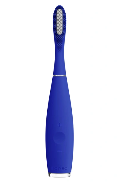 Shop Foreo Blue Issa(tm) Hybrid Sonic Toothbrush In Cobalt Blue