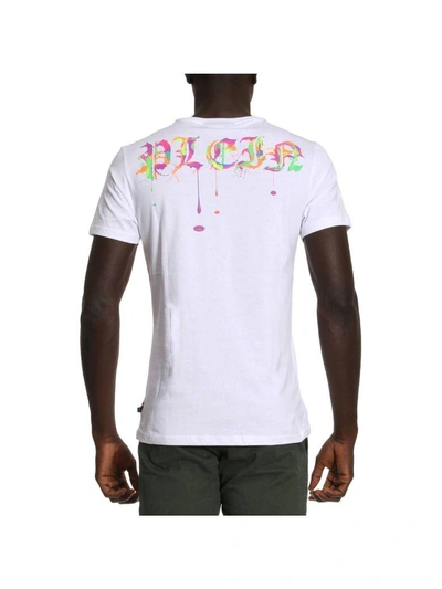 Shop Philipp Plein T-shirt T-shirt Men  In White