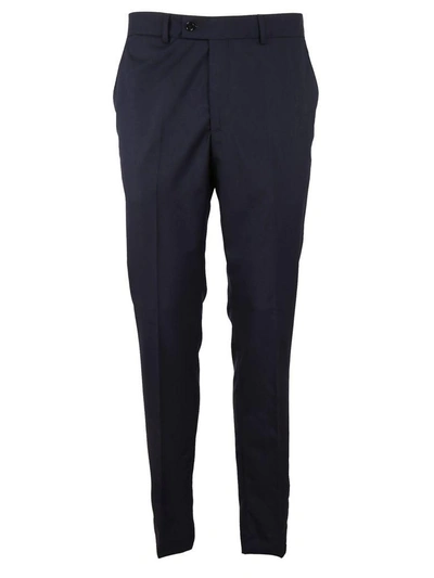 Shop Massimo Piombo Skinny Tailored Pants In Blu