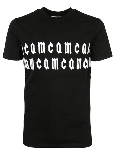 Shop Mcq By Alexander Mcqueen Mcq Alexander Mcqueen Alexander Ueen Printed T-shirt In Darkest Black