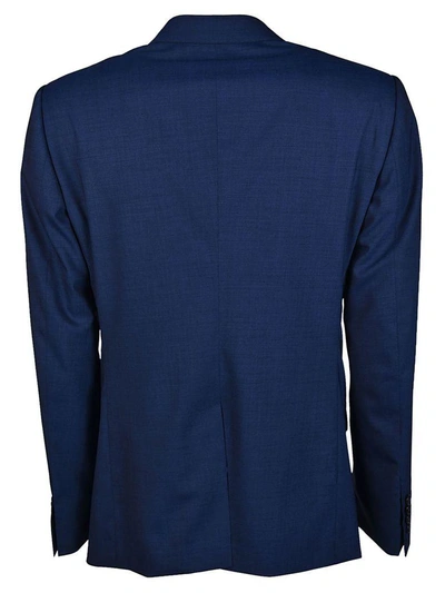Shop Dolce & Gabbana Two Piece Formal Suit In Azzurro