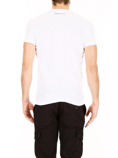 Shop Dsquared2 Bad Scouts T-shirt In Biancobianco