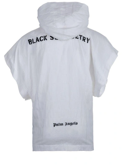 Shop Palm Angels Shirt In Bianco Nero