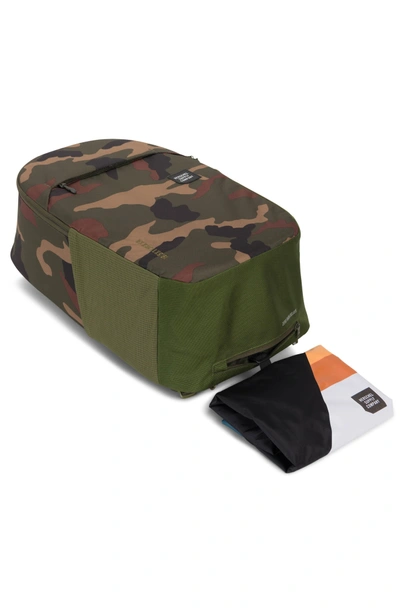 Shop Herschel Supply Co Mammoth Trail Backpack - Green In Woodland Camo