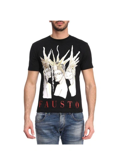 Shop Fausto Puglisi T-shirt T-shirt Men  In Black