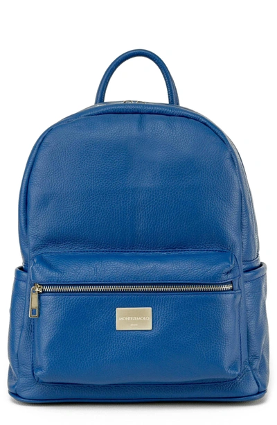 Shop Montezemolo Leather Backpack - Blue In Bluette