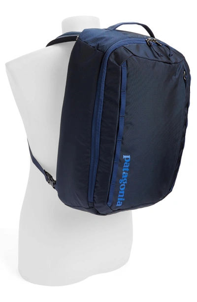 Shop Patagonia Tres 25-liter Convertible Backpack In Navy Blue