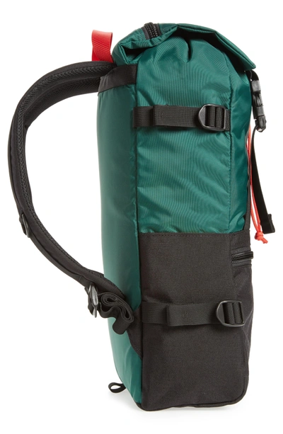 Shop Topo Designs Rover Backpack - Green In Forest/ Black