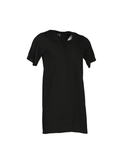 Shop Rick Owens Basic Tee Cut Out In Black