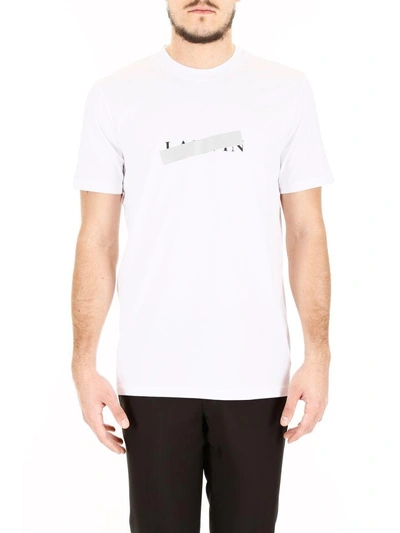 Shop Lanvin Logo Print T-shirt In White