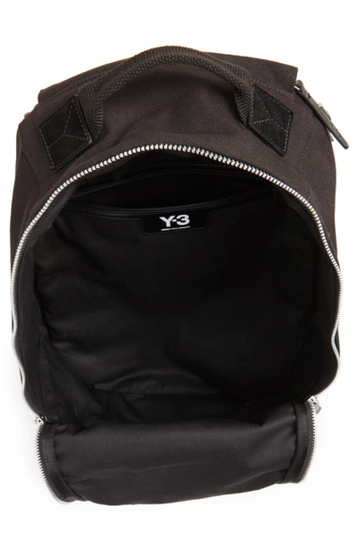 Shop Y-3 Logo Print Backpack - Black