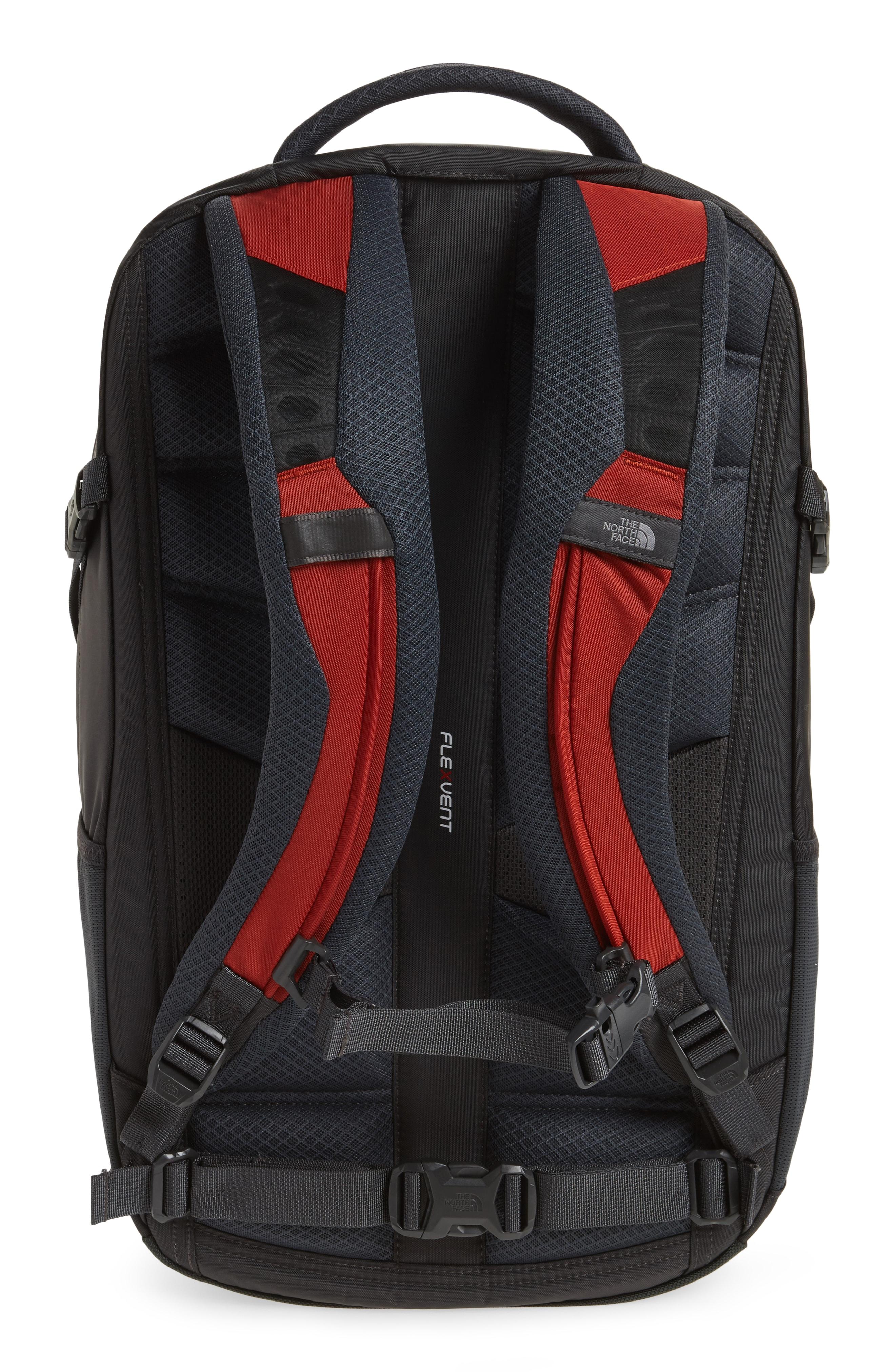 The North Face Hot Shot Backpack Red In Ketchup Red Asphalt Grey Modesens