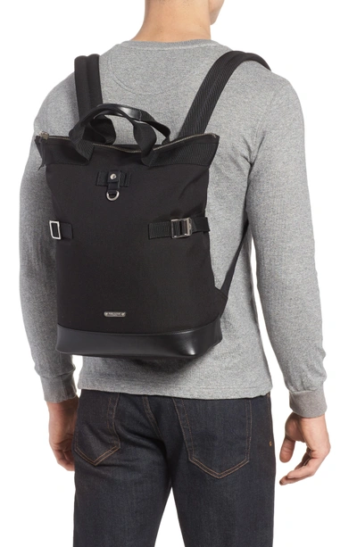 Shop Saint Laurent Revington Convertible Backpack In Black