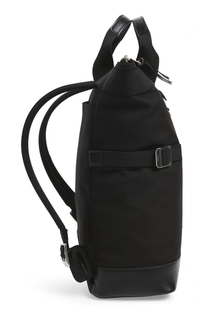 Shop Saint Laurent Revington Convertible Backpack In Black