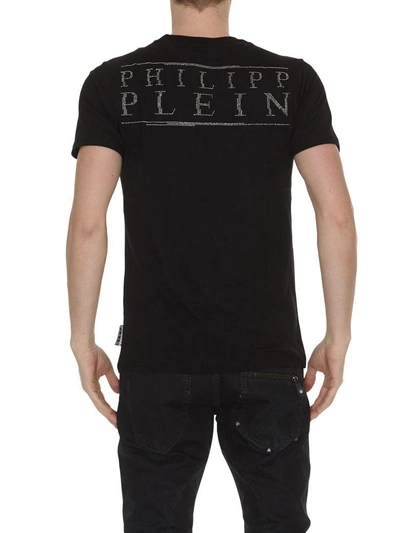 Shop Philipp Plein Ghost-s T-shirt In Black-white