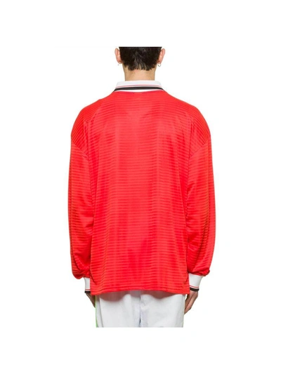 Gosha Rubchinskiy Red Long Sleeve Adidas Originals Edition Polo