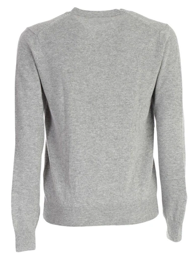 Shop Comme Des Garçons Play Sweater In Grey