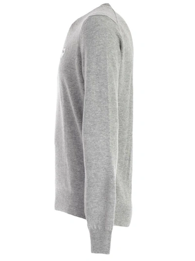 Shop Comme Des Garçons Play Sweater In Grey