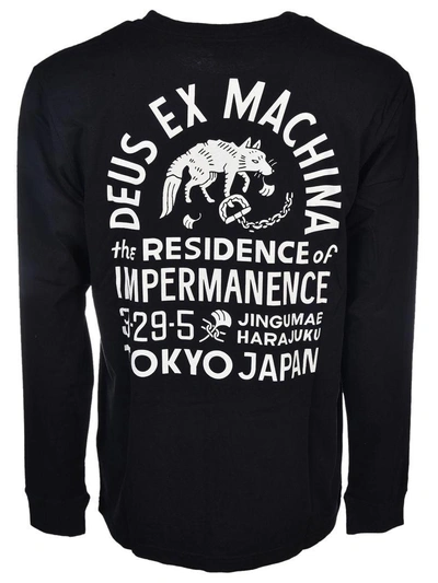 Shop Deus Ex Machina Impermanence T-shirt In Black