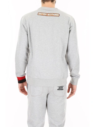 Shop Lanvin Enter Nothing Sweatshirt In Pearl Grey (grey)