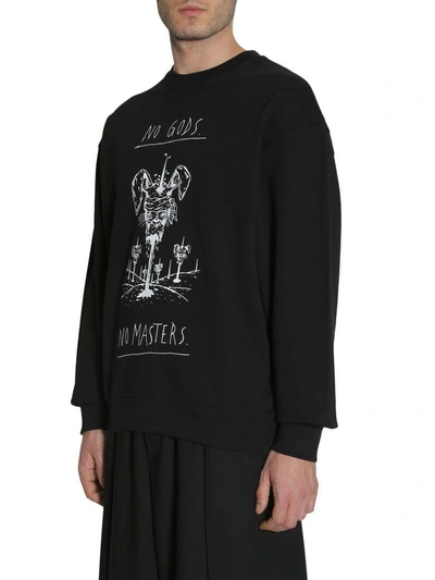 Shop Mcq By Alexander Mcqueen Oversize Sweatshirt In Nero