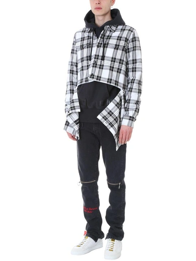 Shop Off-white Whitecheck White-black Cotton Shirt