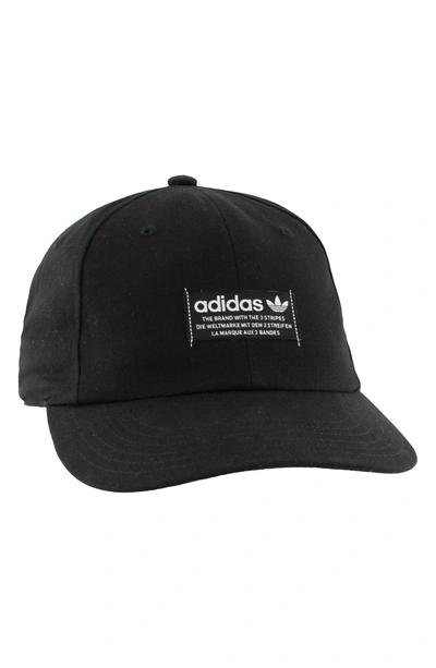 Shop Adidas Originals Relaxed Baseball Cap - Black