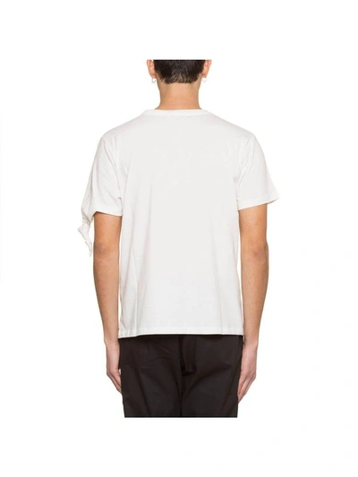 Shop Jw Anderson Jwa Logo Knot T-shirt In White
