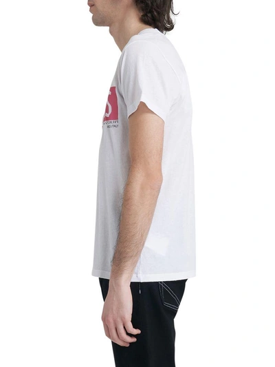 Shop Valentino Short Sleeved T-shirt In White