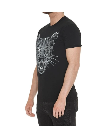 Shop Marcelo Burlon County Of Milan Puma Tshirt In Black Multi
