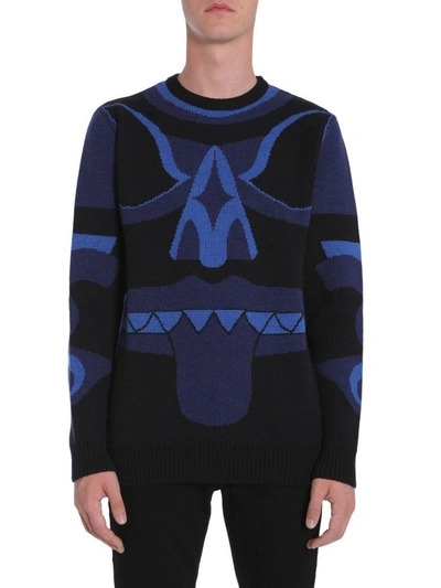 Givenchy Totem Knitted Jumper In Blu ModeSens
