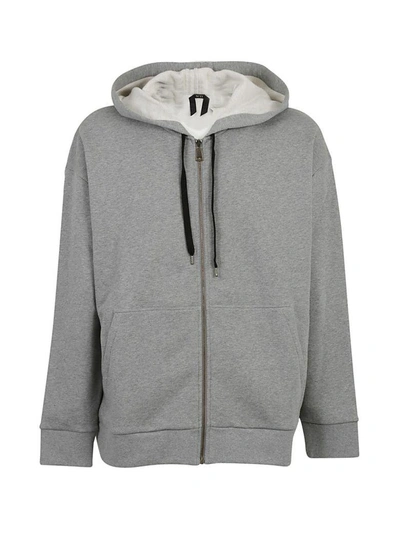 Shop N°21 Logo Hoodie In Grigio