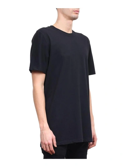 Shop 11 By Boris Bidjan Saberi Indica Sativa Cotton T-shirt In Nero