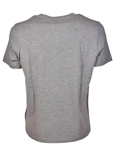 Shop Dondup Logo T-shirt In Grey